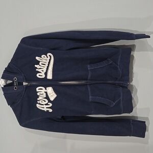 SOLD! SOLD! SOLD AEROPOSTALE Womens Navy Blue Zip-Up Jacket. Size S. GENTLY USED